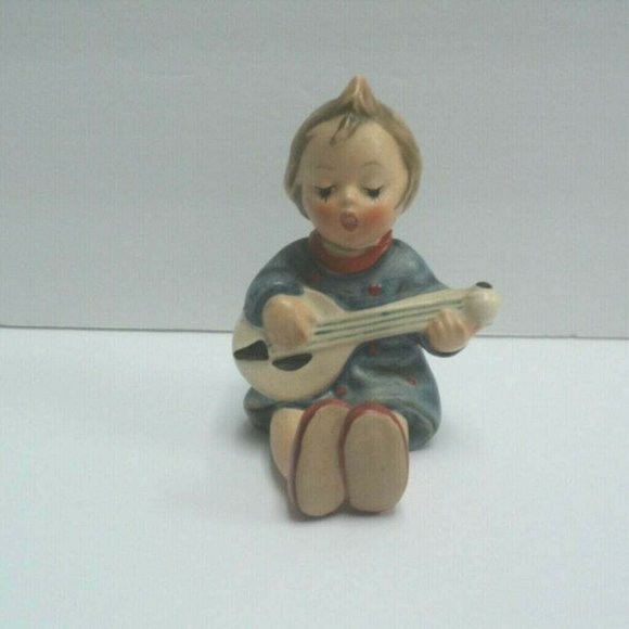 Vintage Goebel Hummel Joyful #53 Girl & Mandolin - Picture 1 of 5